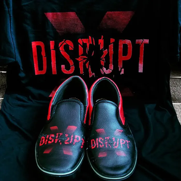 A Disrupt t-shirt with matching sneakers