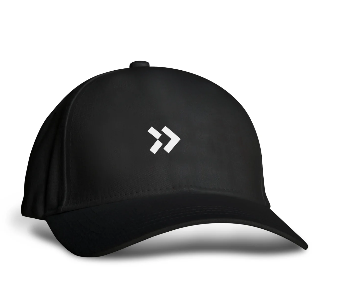A black cap with the chevron mark